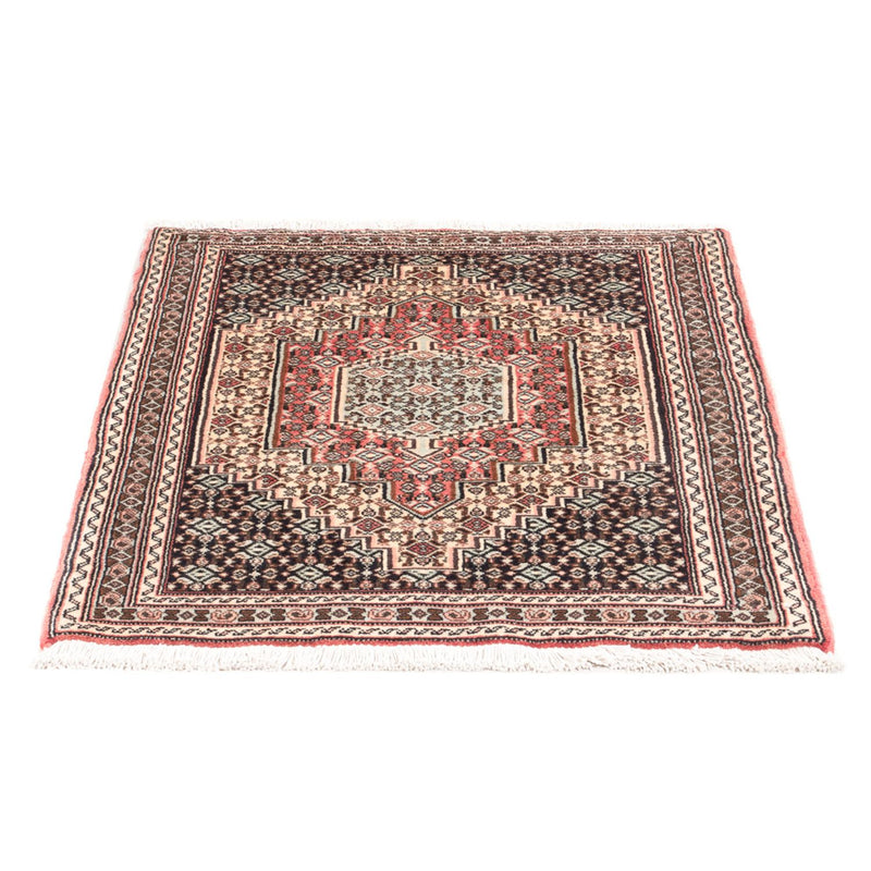 Senneh Teppich 73x94cm - Perserteppich - hellrot