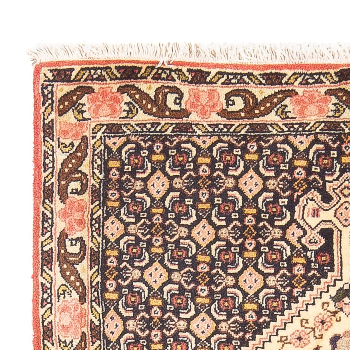 Senneh Teppich 74x98cm - Perserteppich - dunkelblau