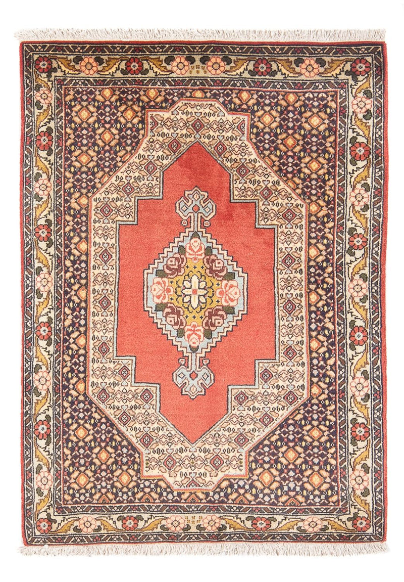 Senneh Teppich 74x108cm - Perserteppich - rot
