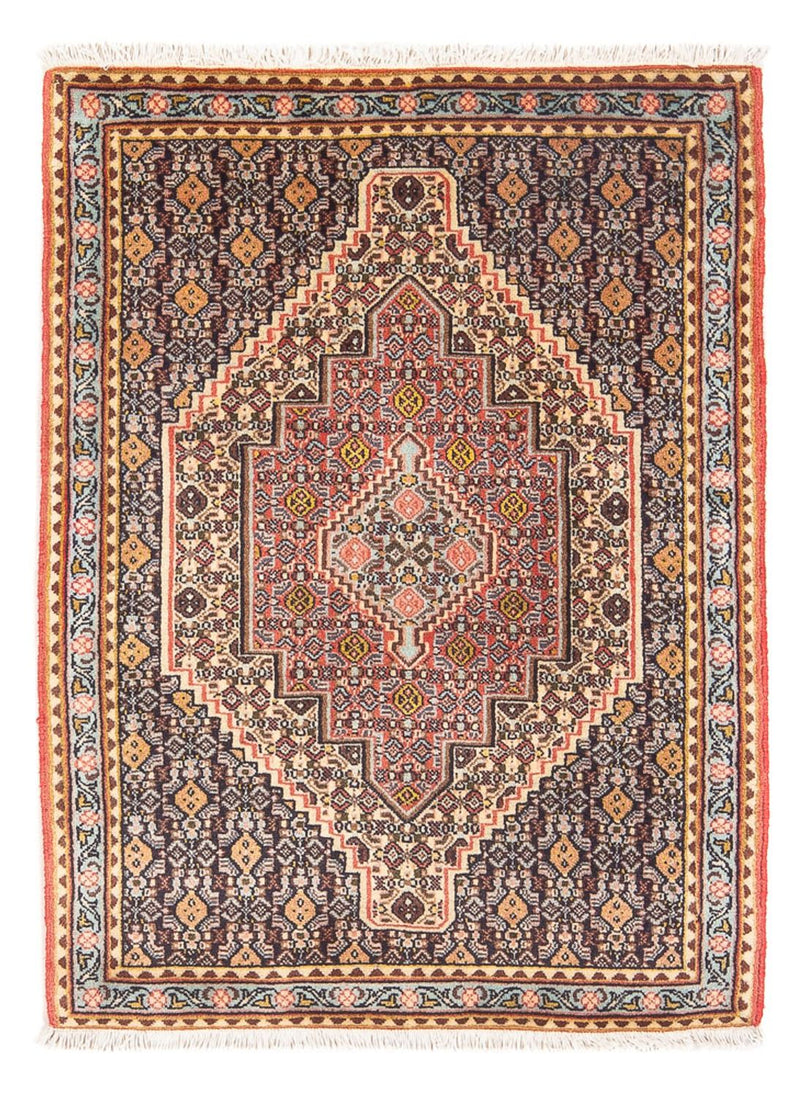 Senneh Teppich 73x102cm - Perserteppich - mehrfarbig