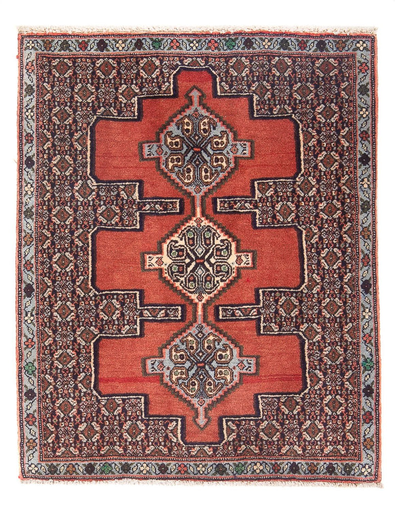 Senneh Teppich 73x98cm - Perserteppich - rot