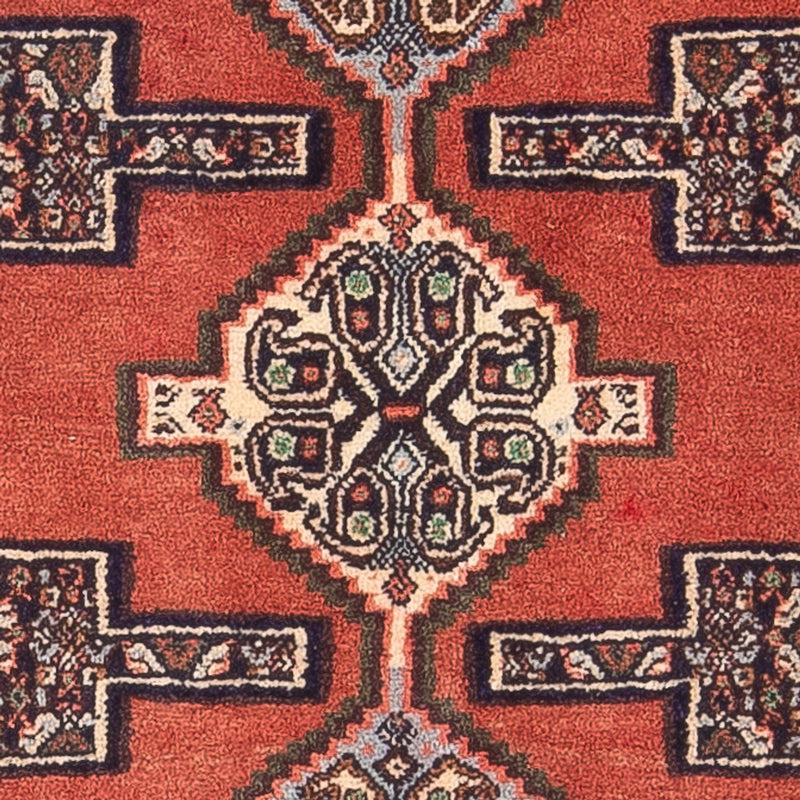 Senneh Teppich 73x98cm - Perserteppich - rot