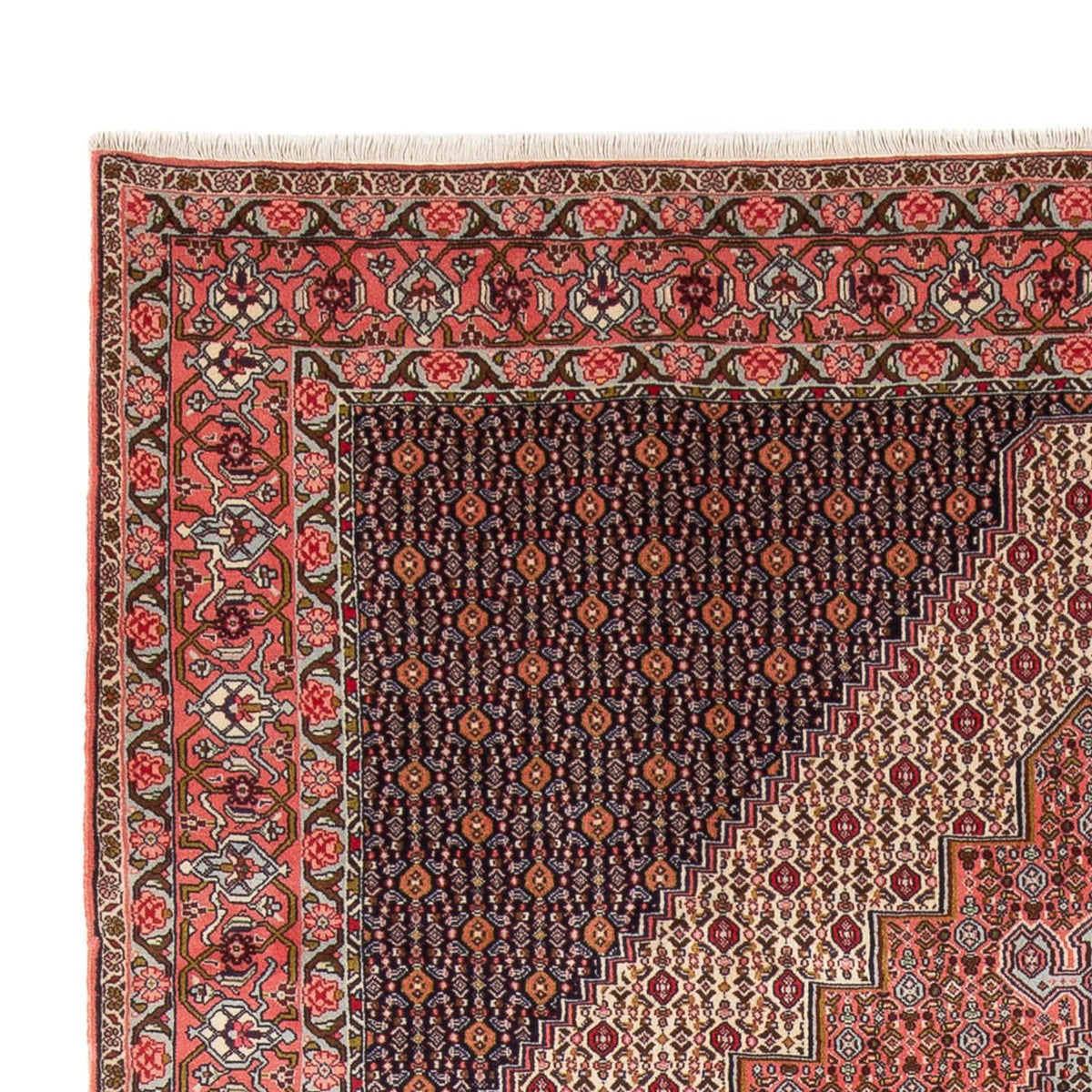 Senneh Teppich 245x350cm - Perserteppich - rost