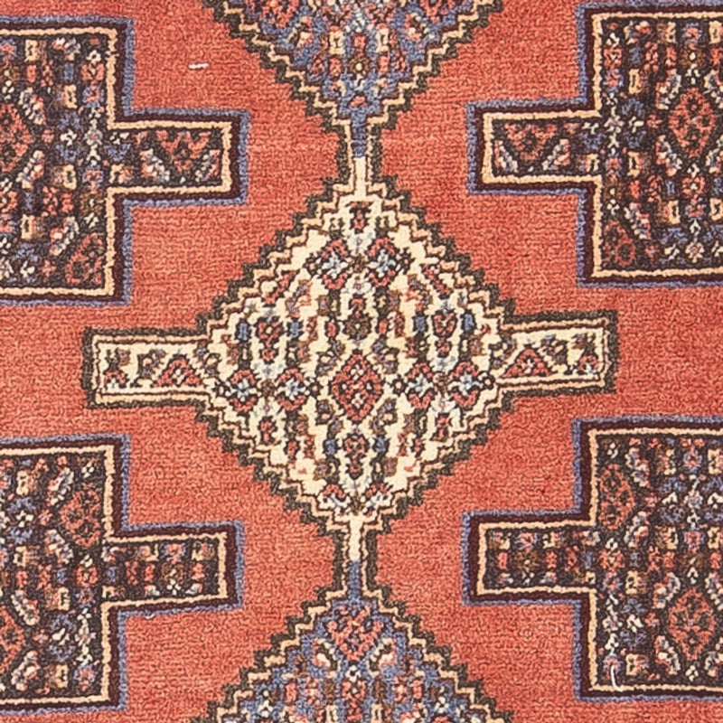 Senneh Teppich 77x100cm - Perserteppich - rot