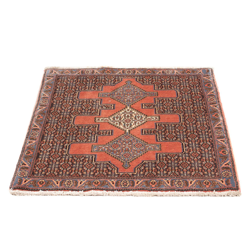 Senneh Teppich 77x100cm - Perserteppich - rot