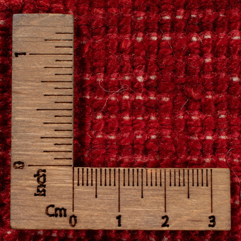 Gabbeh Persisch Teppich 150x182cm - Perserteppich Wollteppich - rot