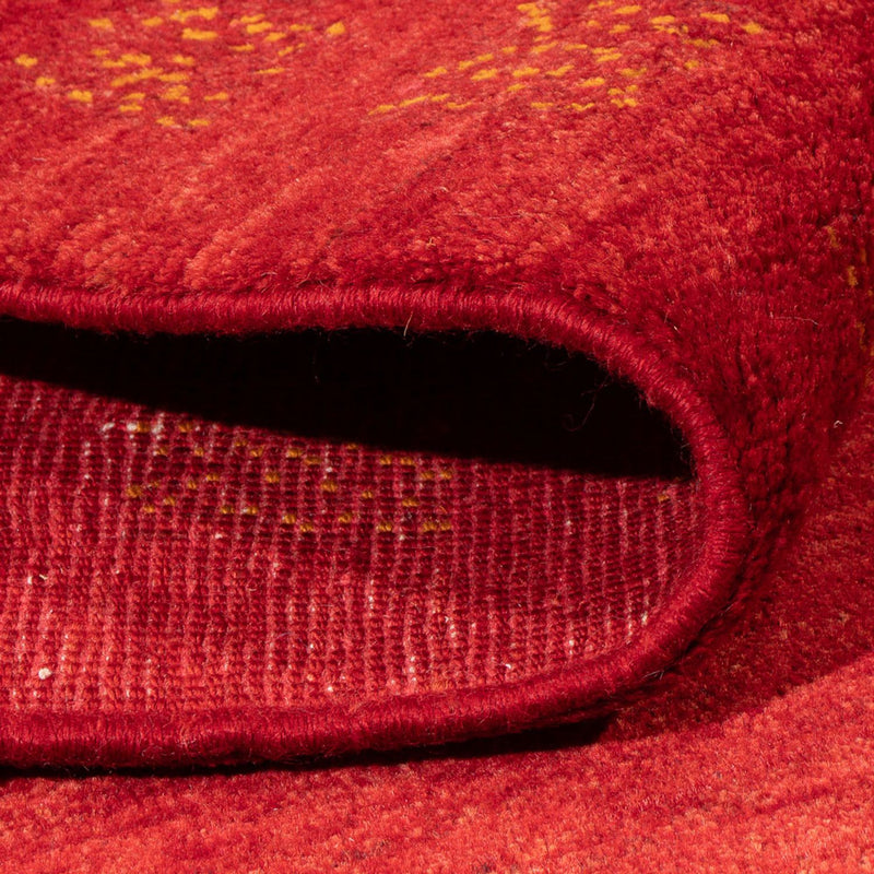 Gabbeh Persisch Teppich 138x175cm - Perserteppich Wollteppich - rot
