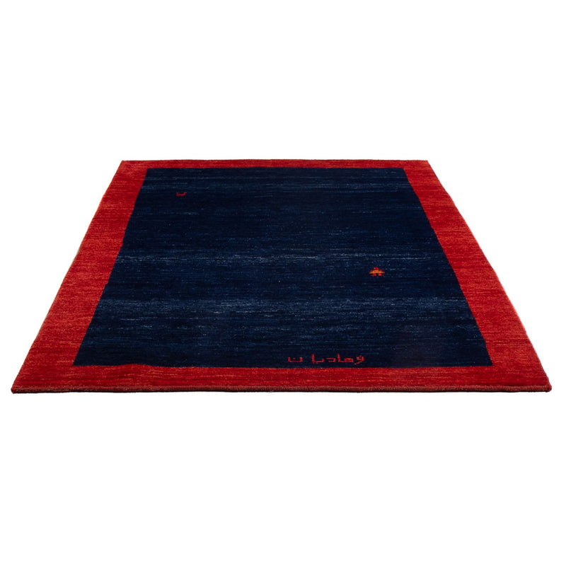 Gabbeh Persisch Teppich 141x200cm - Perserteppich Wollteppich - dunkelblau