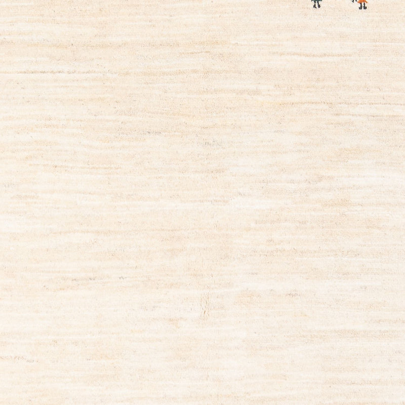 Gabbeh Persisch Teppich 137x207cm - Perserteppich Wollteppich - beige