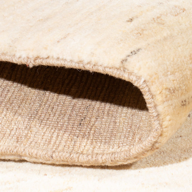 Gabbeh Persisch Teppich 155x194cm - Perserteppich Wollteppich - beige