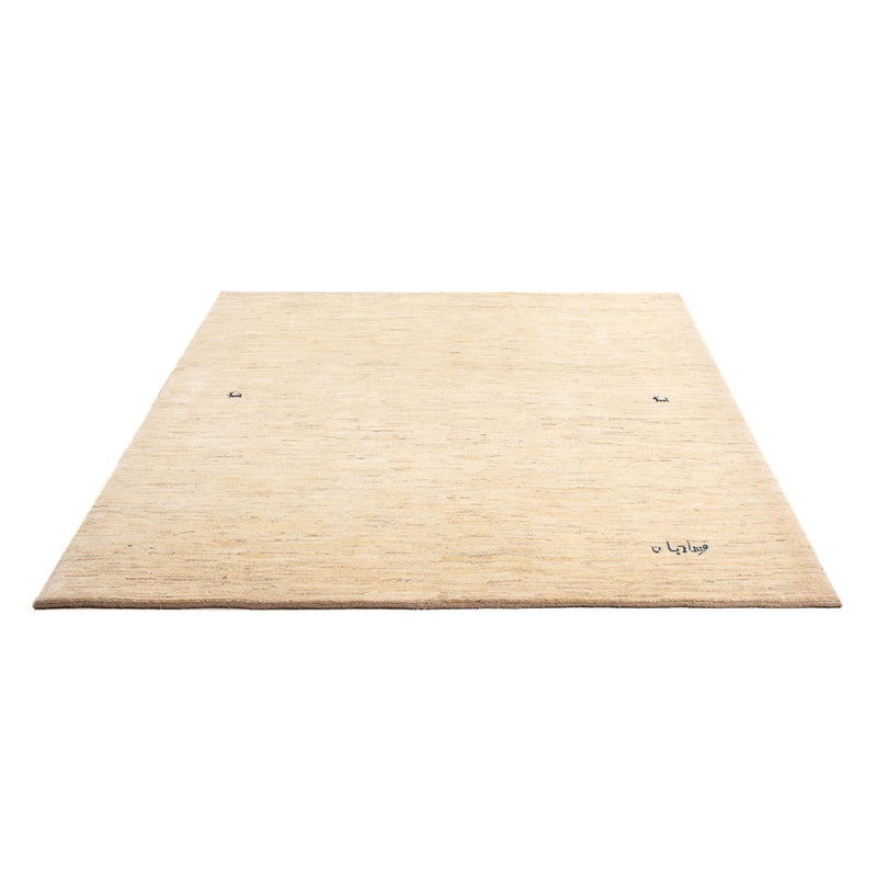 Gabbeh Persisch Teppich 155x194cm - Perserteppich Wollteppich - beige