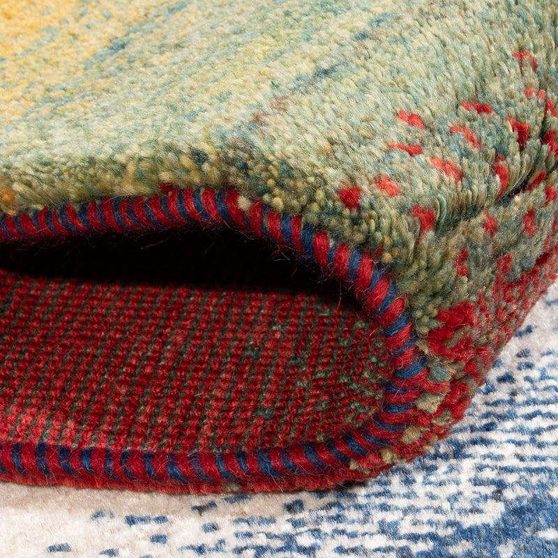 Gabbeh Persisch Teppich 107x153cm - Perserteppich Wollteppich - mehrfarbig