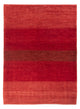 Gabbeh Persisch Teppich 147x190cm - Perserteppich Wollteppich - rot