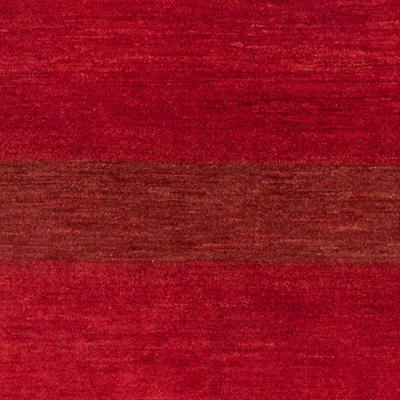 Gabbeh Persisch Teppich 147x190cm - Perserteppich Wollteppich - rot