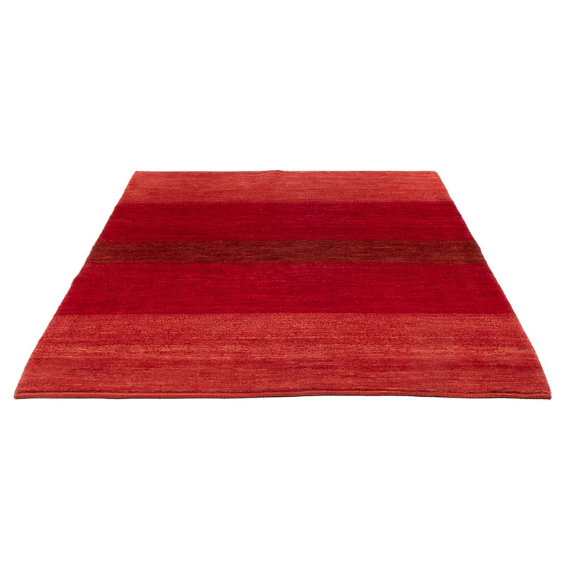 Gabbeh Persisch Teppich 147x190cm - Perserteppich Wollteppich - rot