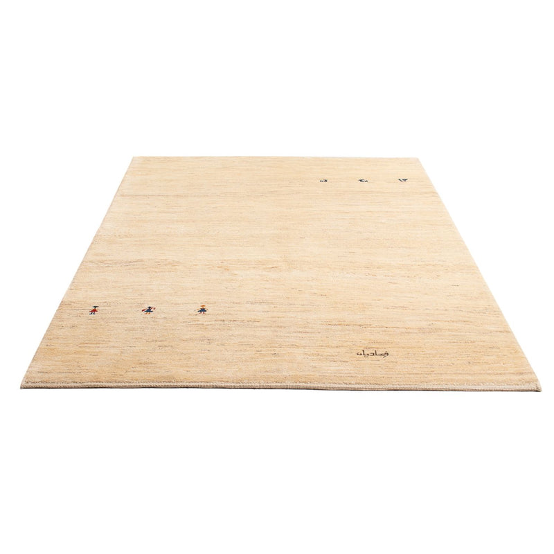 Gabbeh Persisch Teppich 138x202cm - Perserteppich Wollteppich - silber
