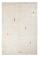 Gabbeh Persisch Teppich 155x207cm - Perserteppich Wollteppich - silber
