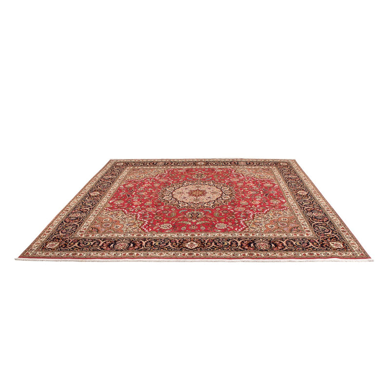 Täbriz - 50 Raj Teppich 252x252cm - Perserteppich - rot