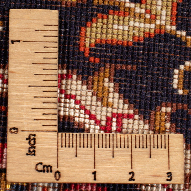 Täbriz - 50 Raj Teppich 252x252cm - Perserteppich - rot
