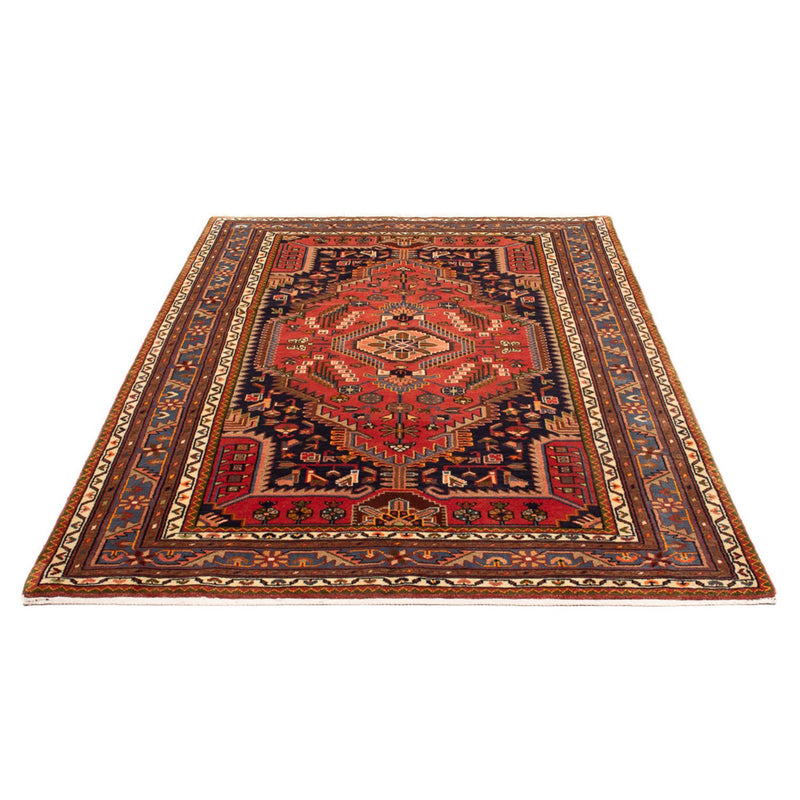Hamadan Teppich 140x222cm - Perserteppich - rot
