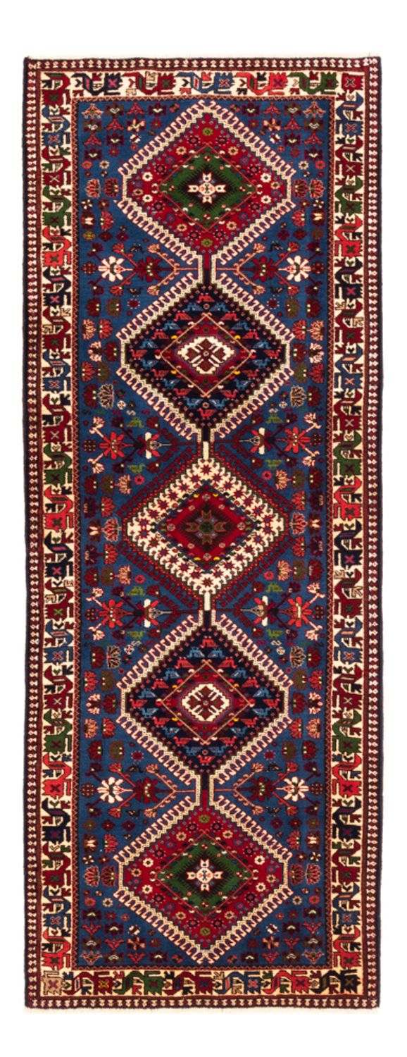 Yalameh Teppich 79x200cm - Perserteppich - blau