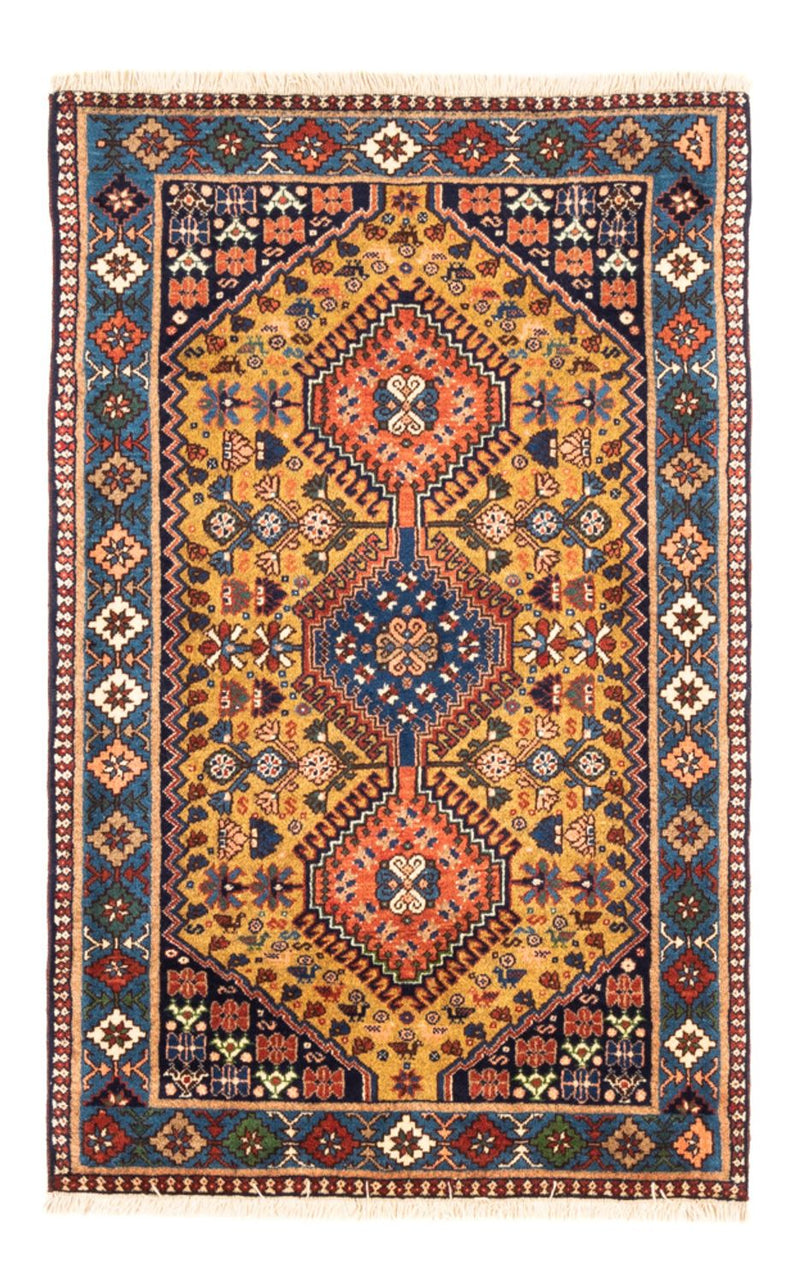 Yalameh Teppich 80x130cm - Perserteppich - gelb