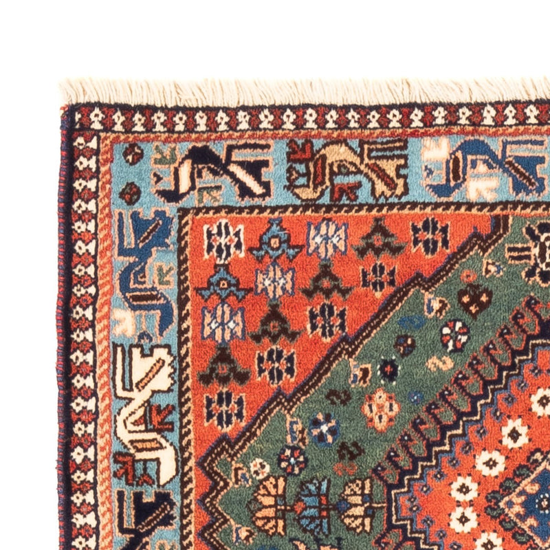 Yalameh Teppich 80x130cm - Perserteppich - grün