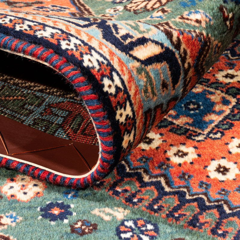 Yalameh Teppich 80x130cm - Perserteppich - grün