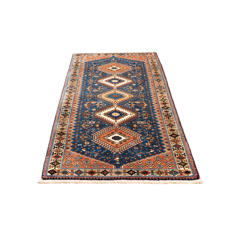 Yalameh Teppich 84x200cm - Perserteppich - blau