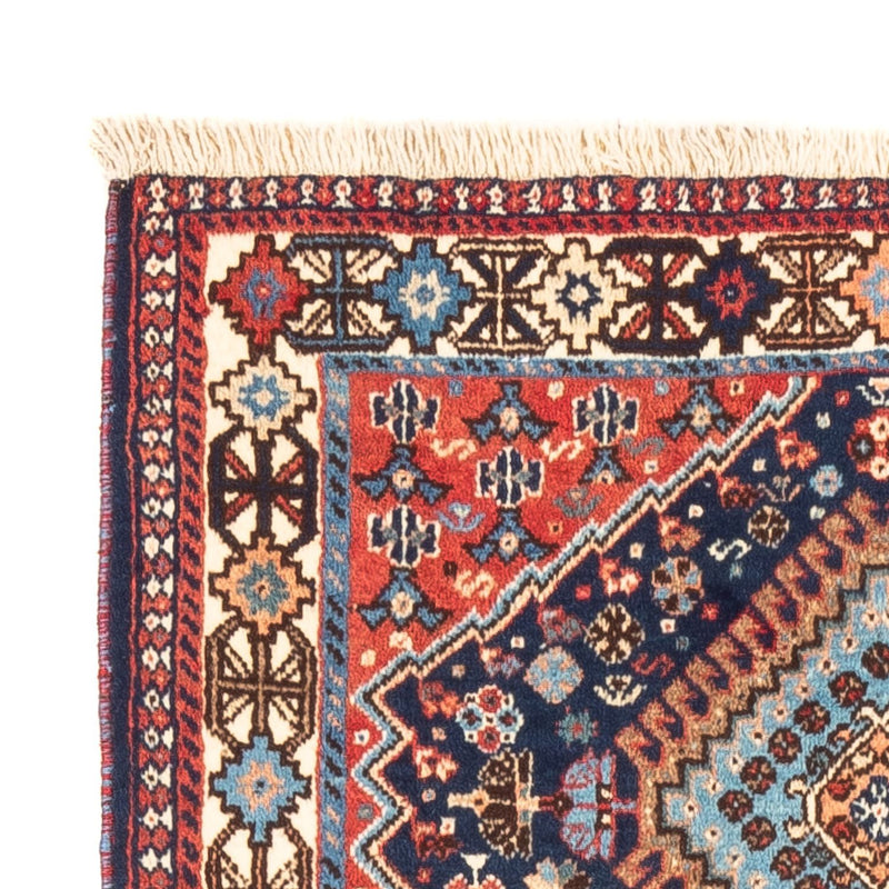 Yalameh Teppich 78x124cm - Perserteppich - dunkelblau
