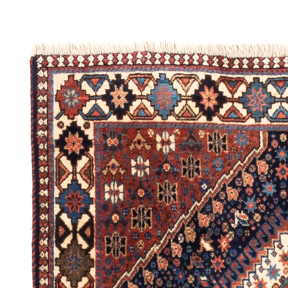 Yalameh Teppich 82x188cm - Perserteppich - dunkelblau