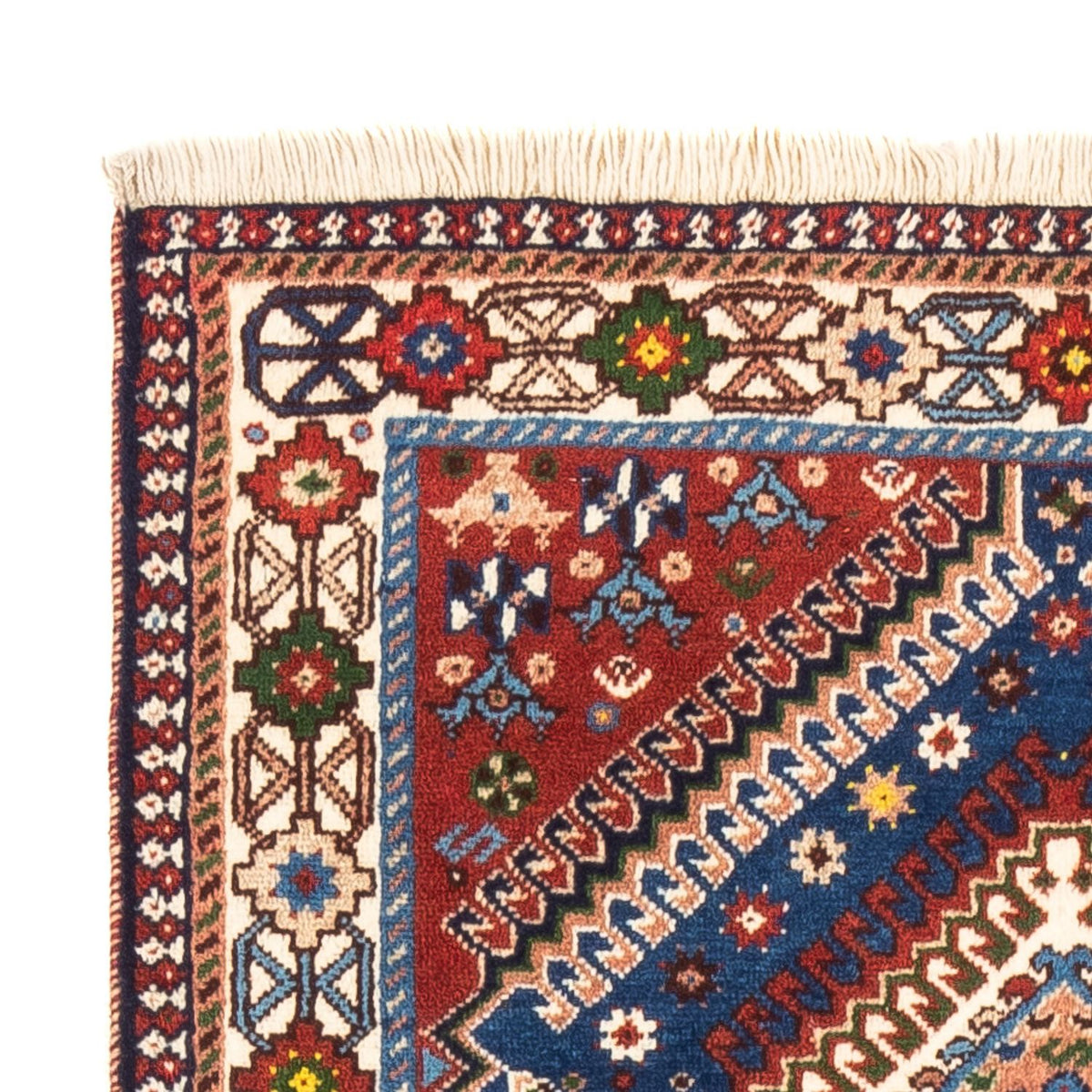 Yalameh Teppich 82x133cm - Perserteppich - dunkelblau