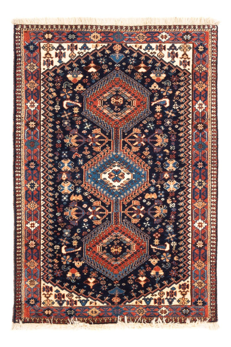 Yalameh Teppich 83x125cm - Perserteppich - dunkelblau