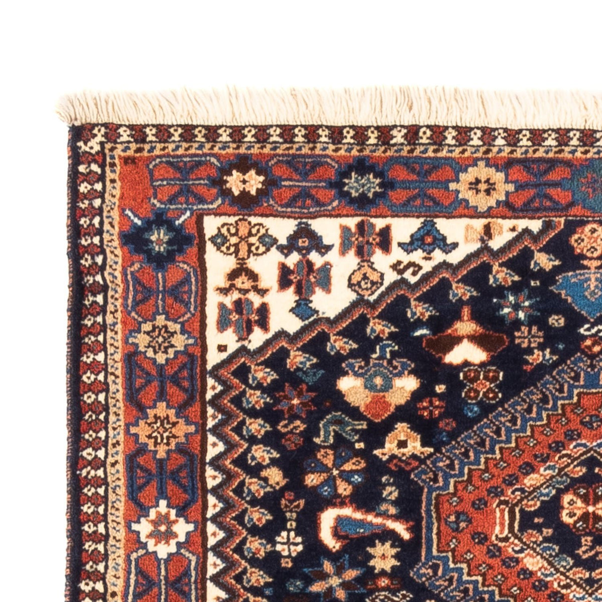 Yalameh Teppich 83x125cm - Perserteppich - dunkelblau