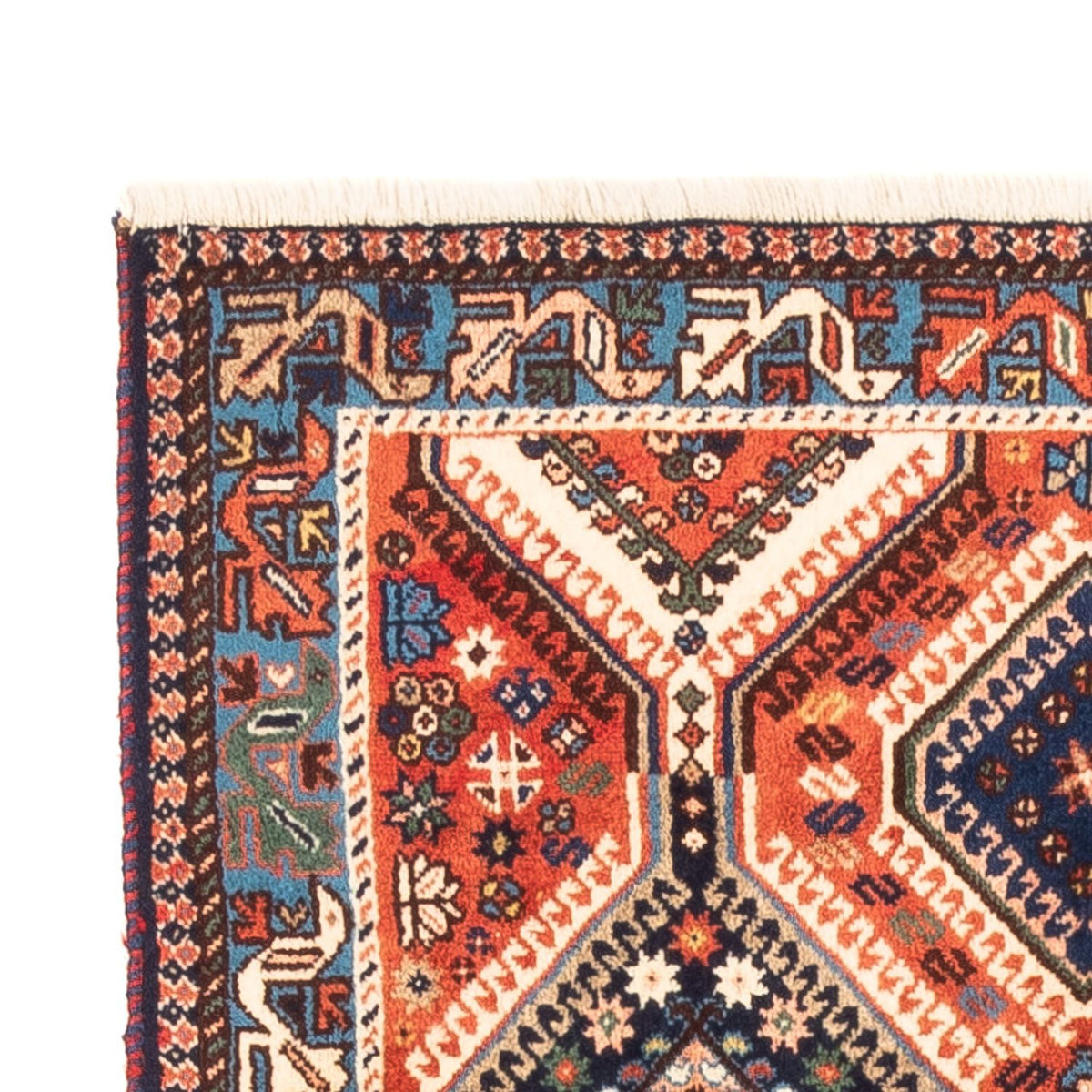 Yalameh Teppich 77x128cm - Perserteppich - rot