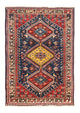 Yalameh Teppich 83x120cm - Perserteppich - dunkelblau