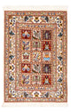 Moud Teppich 60x90cm - Perserteppich - mehrfarbig