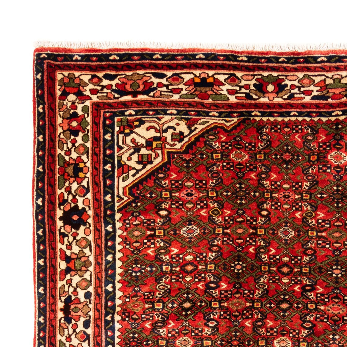 Hamadan Teppich 218x310cm - Perserteppich - rot