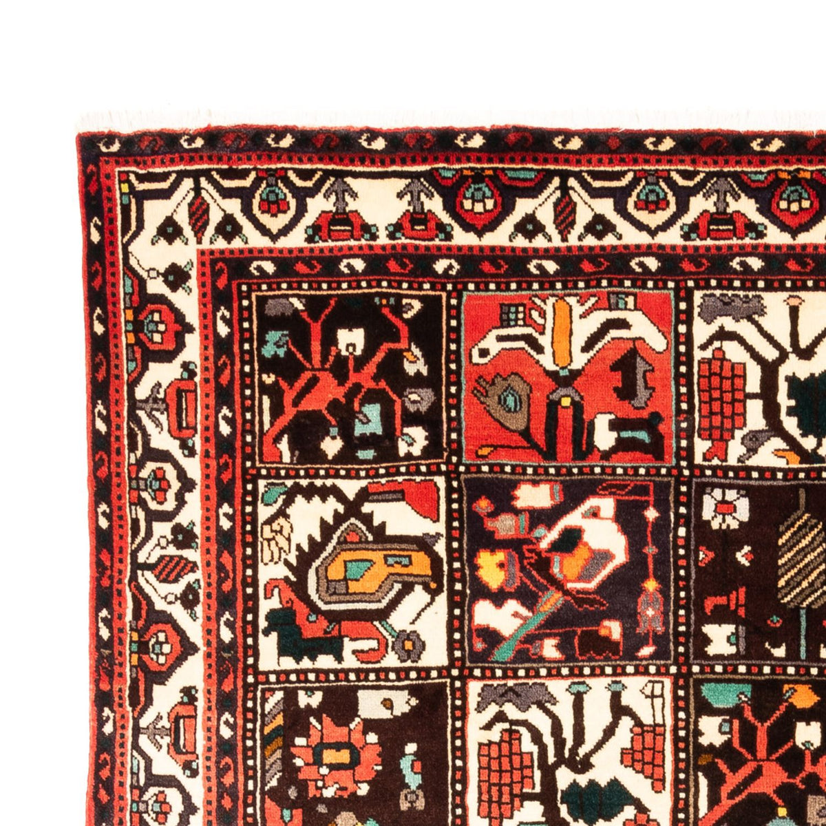 Perserteppich - Nomadic - 224 x 278 cm - mehrfarbig