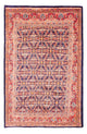 Sarough Teppich 213x315cm - Perserteppich - dunkelblau