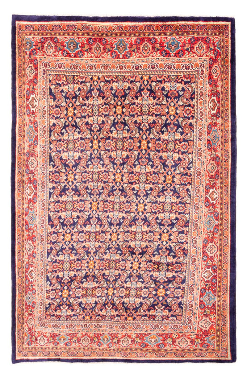 Sarough Teppich 213x315cm - Perserteppich - dunkelblau