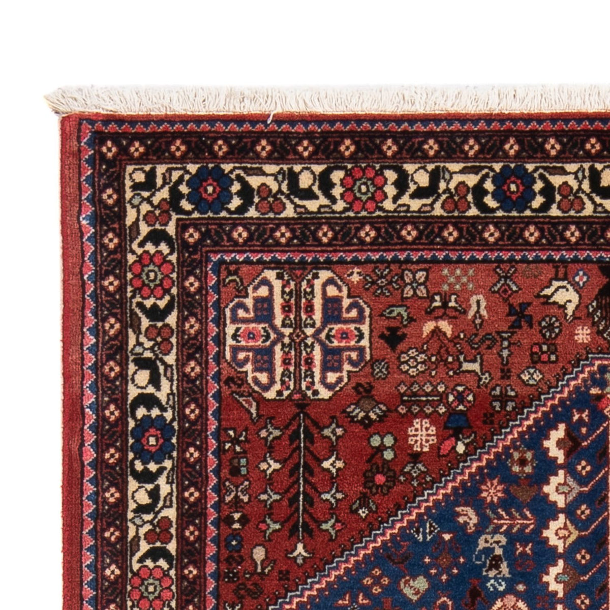 Abadeh Teppich 102x150cm - Perserteppich - blau