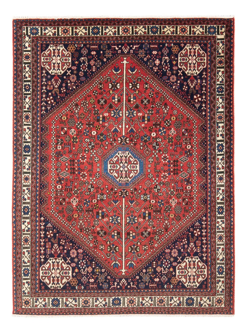 Abadeh Teppich 107x154cm - Perserteppich - rot