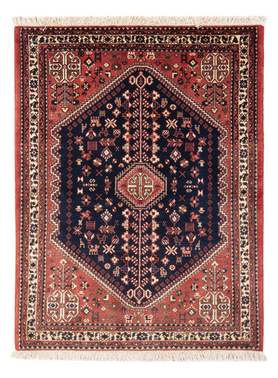 Abadeh Teppich 104x152cm - Perserteppich - dunkelblau
