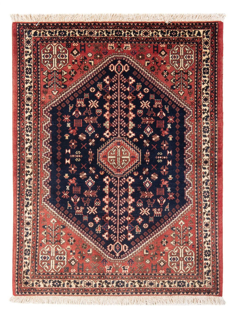 Abadeh Teppich 104x152cm - Perserteppich - dunkelblau