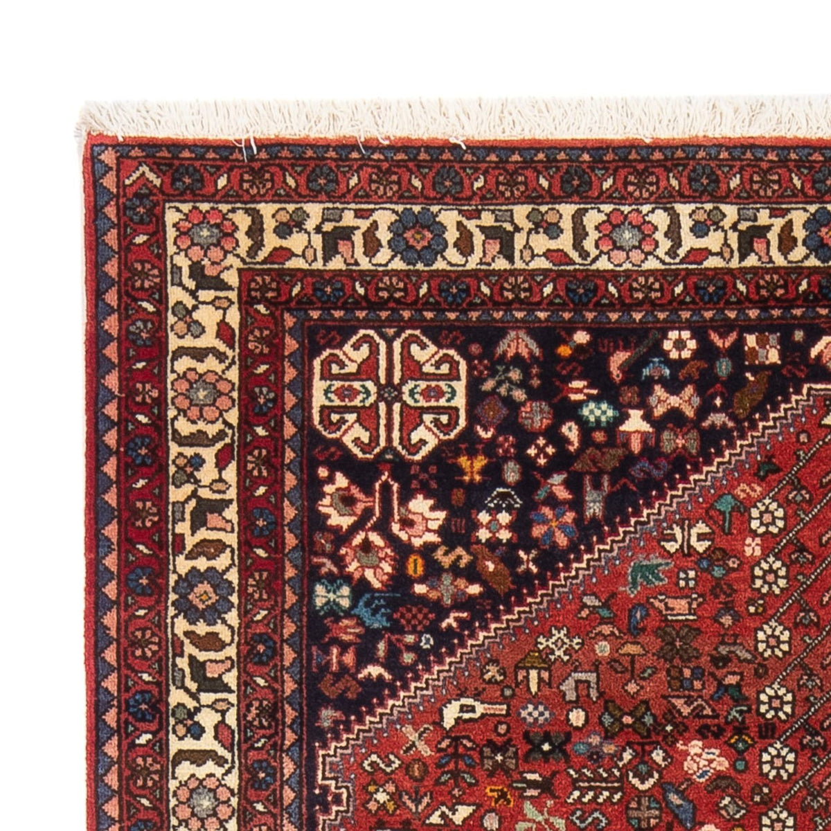 Abadeh Teppich 106x147cm - Perserteppich - rot