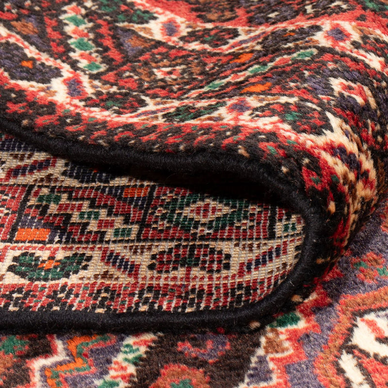 Afshar Sirjan Teppich 120x173cm - Perserteppich - rot