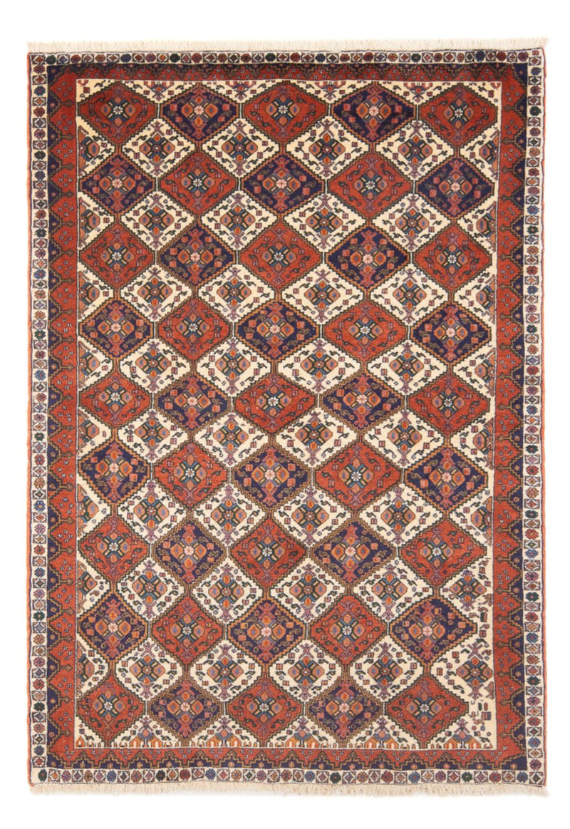 Afshar Sirjan Teppich 120x185cm - Perserteppich - beige