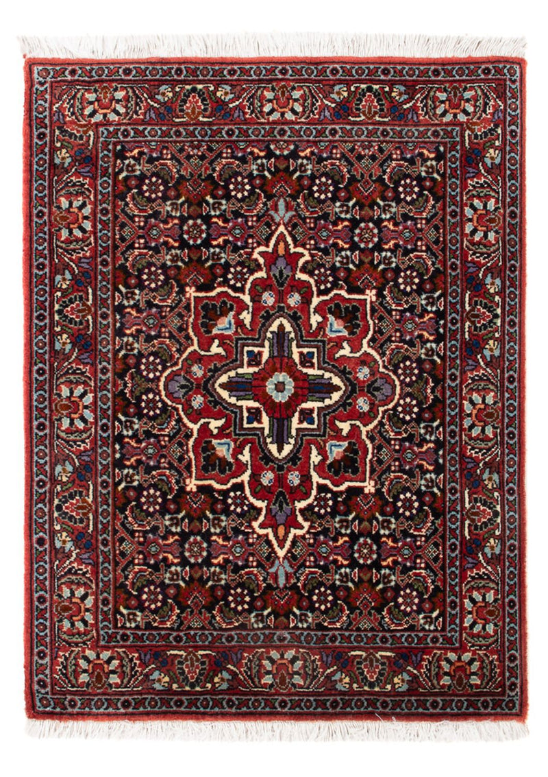 Bidjar - Takab Teppich 50x70cm - Perserteppich - dunkelblau