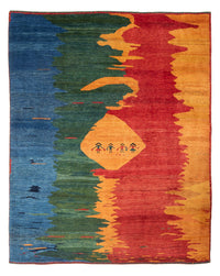 Gabbeh Persisch Teppich 198x240cm - Perserteppich Wollteppich - mehrfarbig – product image